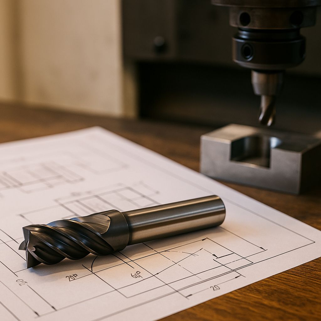 エンドミル特注で加工を最適化