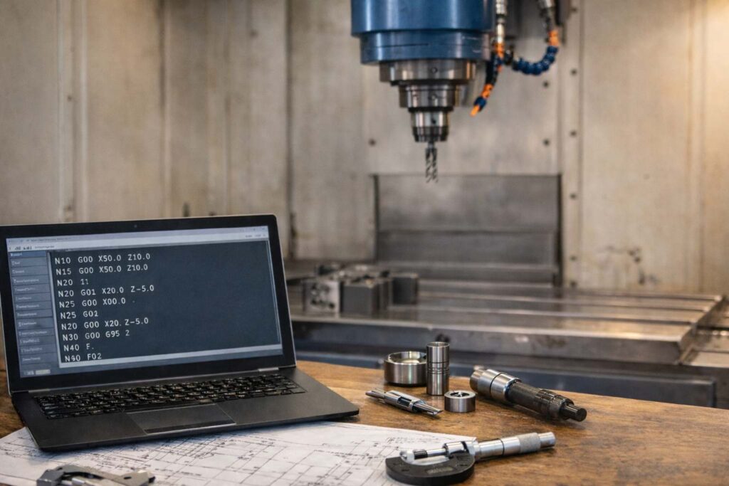 金属加工のncプログラム勉強