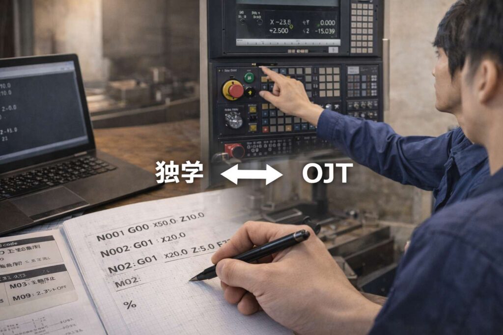 独学とOJTの進め方