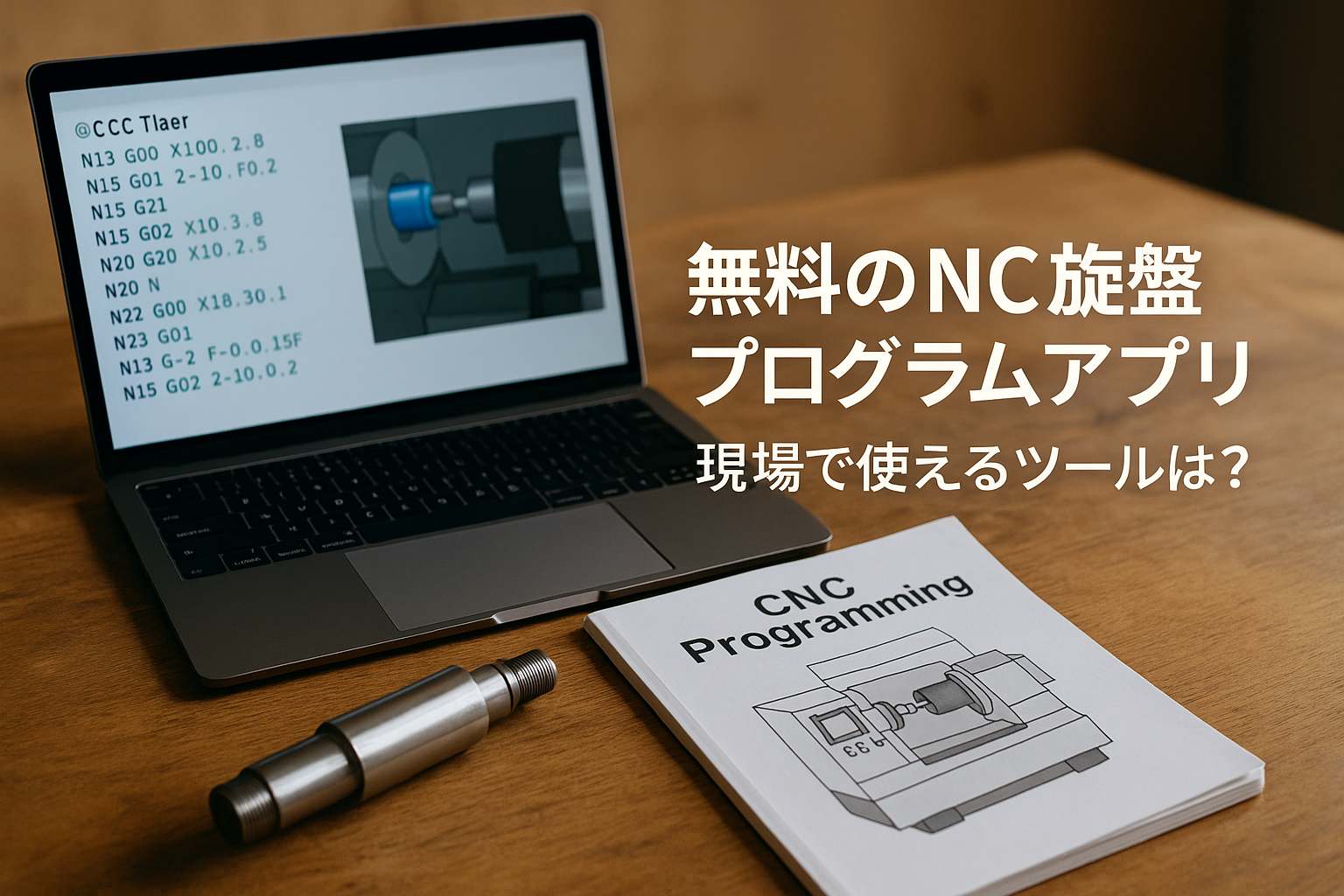 無料のNC旋盤プログラム無料アプリ_現場で使えるツールは？