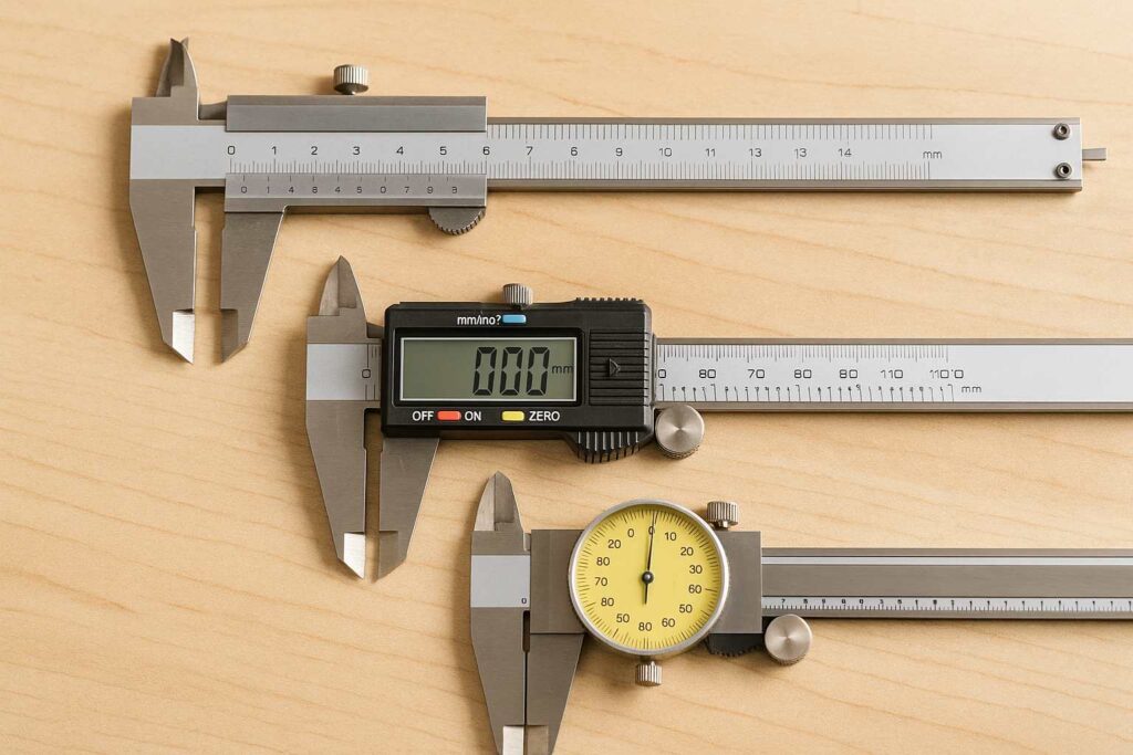 アナログノギス、デジタルノギス、ダイヤルノギス