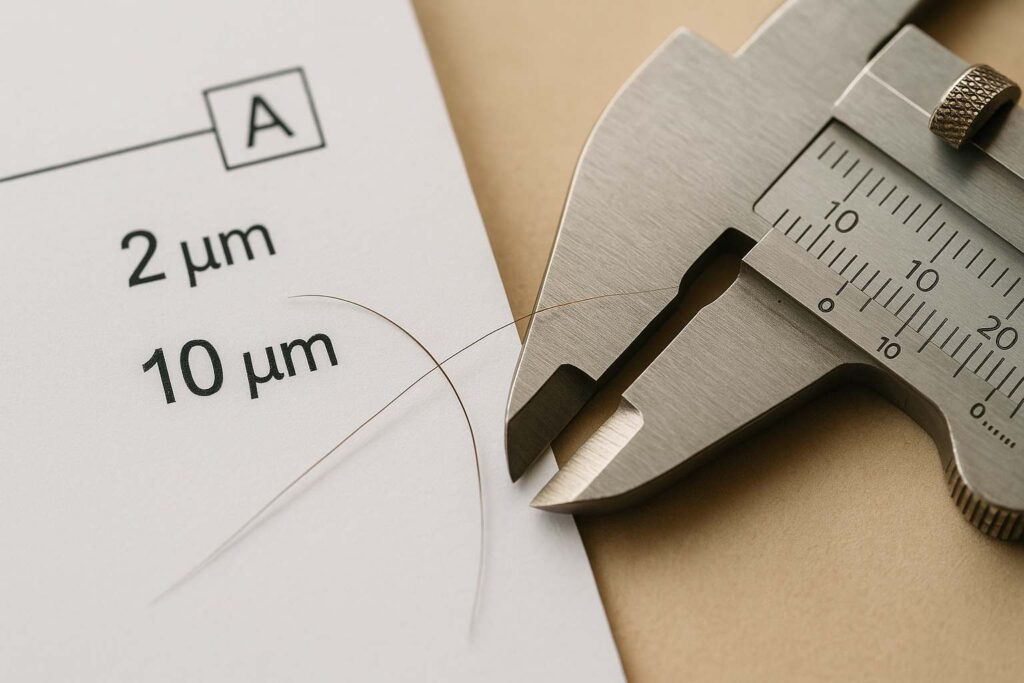 ミクロンの単位とμmの意味