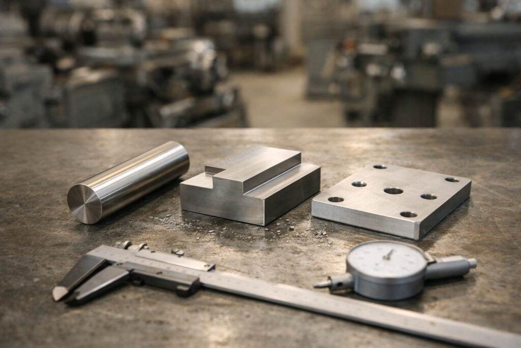 加工形状：円筒・平面・穴あけ