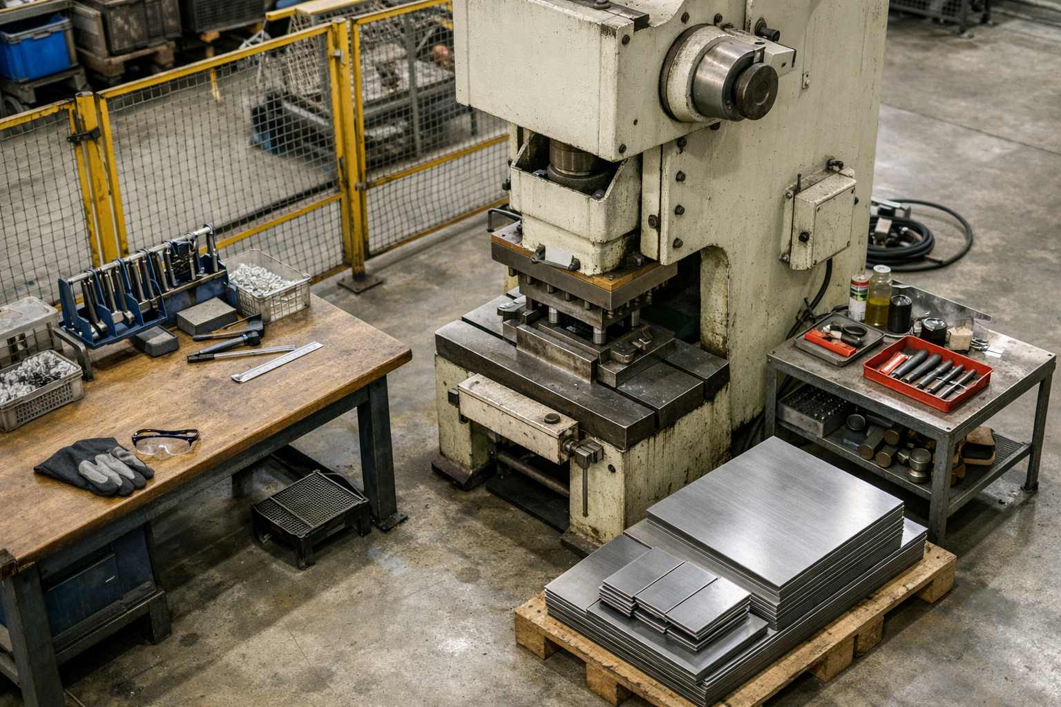 プレス加工の種類を徹底解説｜絞り・板金・鍛造との違いと選び方