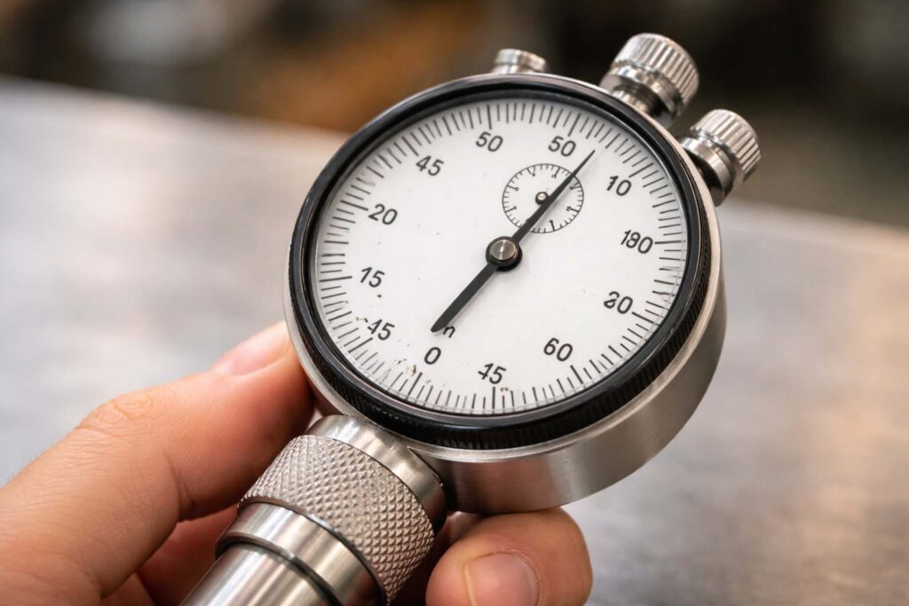 ダイヤルゲージ読み方