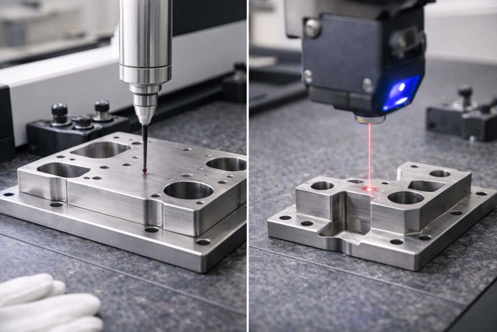 接触式と非接触式の測定方法