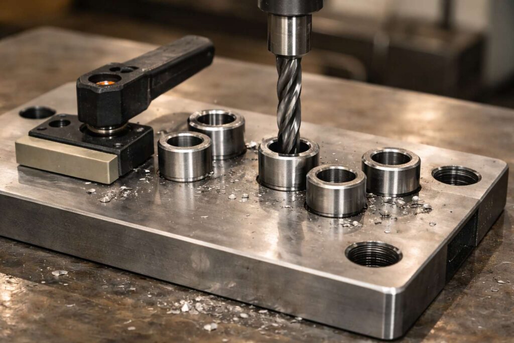 加工治具のドリルブッシュ