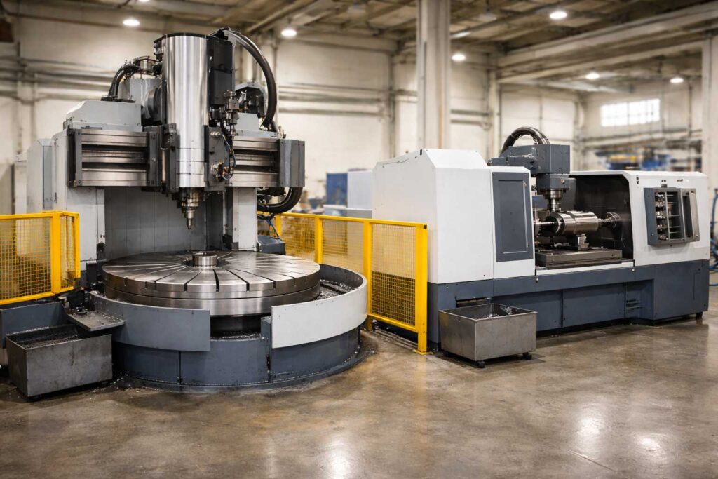 立旋盤と横型旋盤の違いを比較