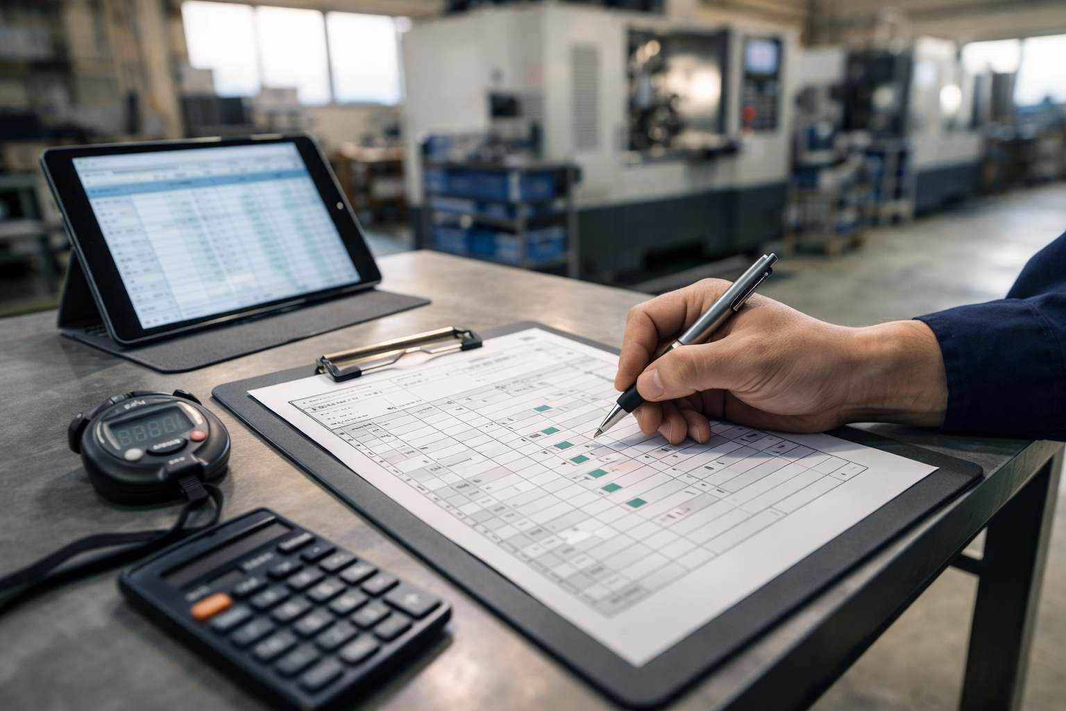 設備総合効率の計算式を現場で使うOEE入門