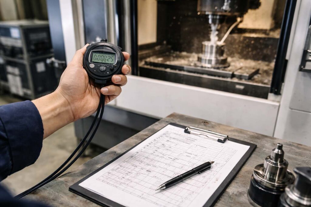 時間稼働率と停止時間の求め方