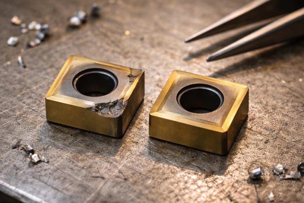 工具寿命とインサート欠け対策