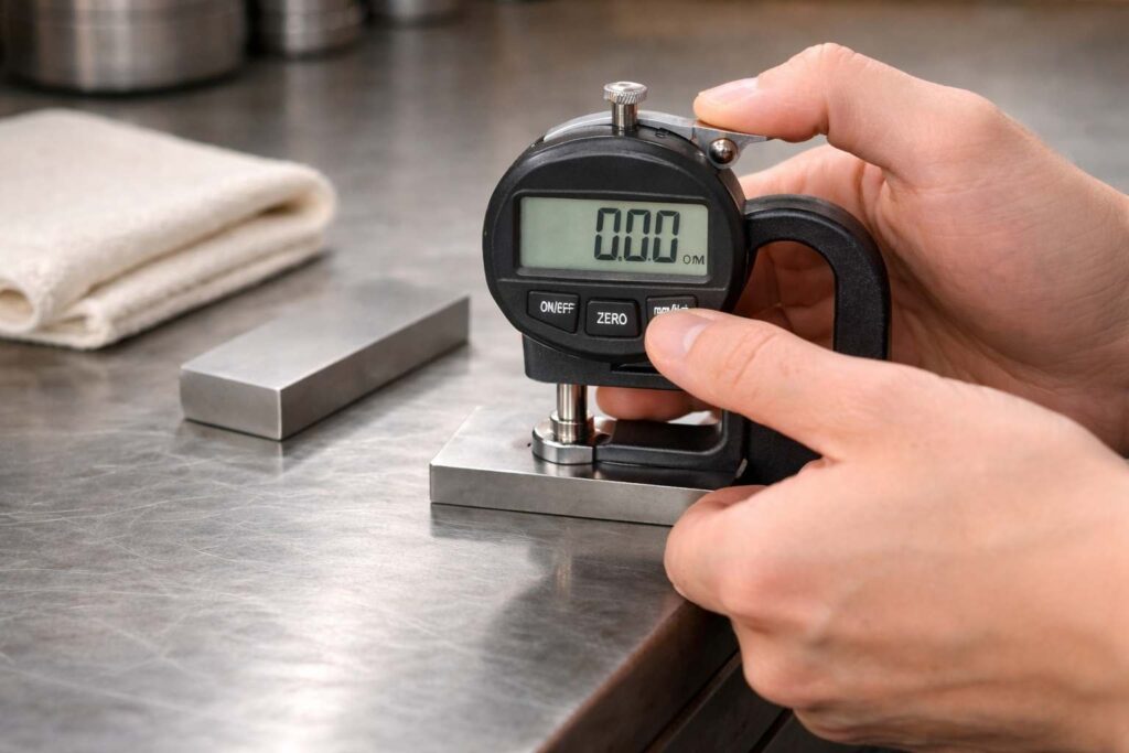 デジタル式の使い方と校正