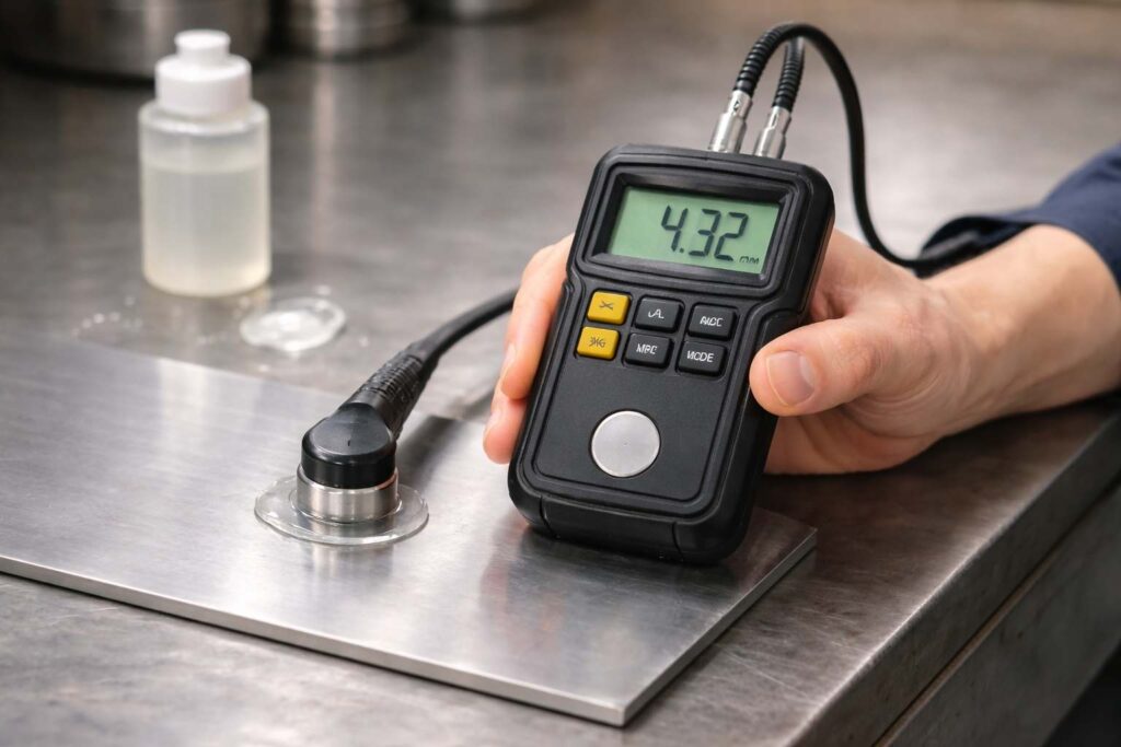 超音波厚さ計の使い方と注意点