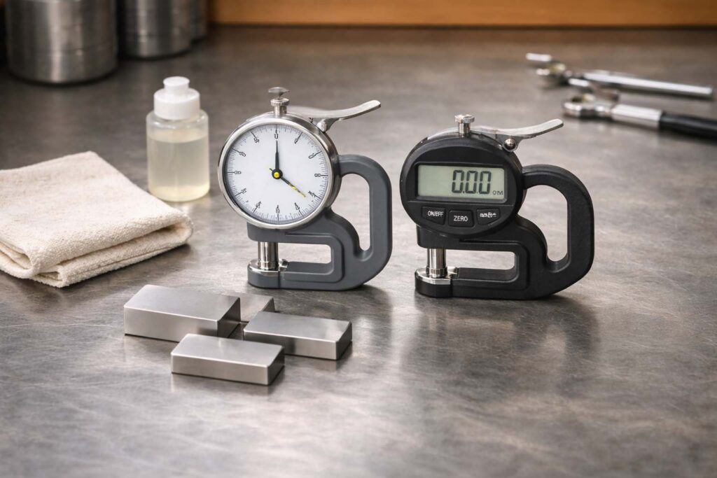 シックネスゲージの使い方応用