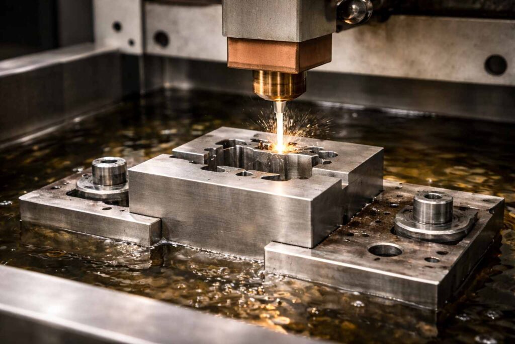 skd11の放電加工と白層