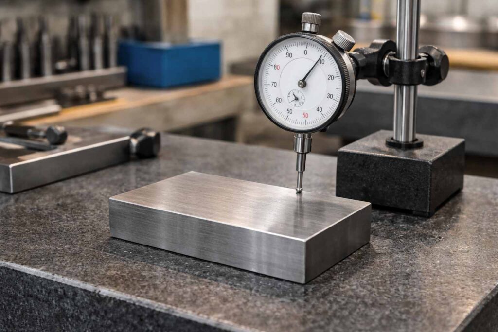 平面度測定と平行度測定