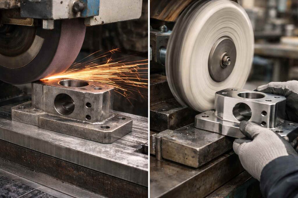 研削加工と研磨加工の違い