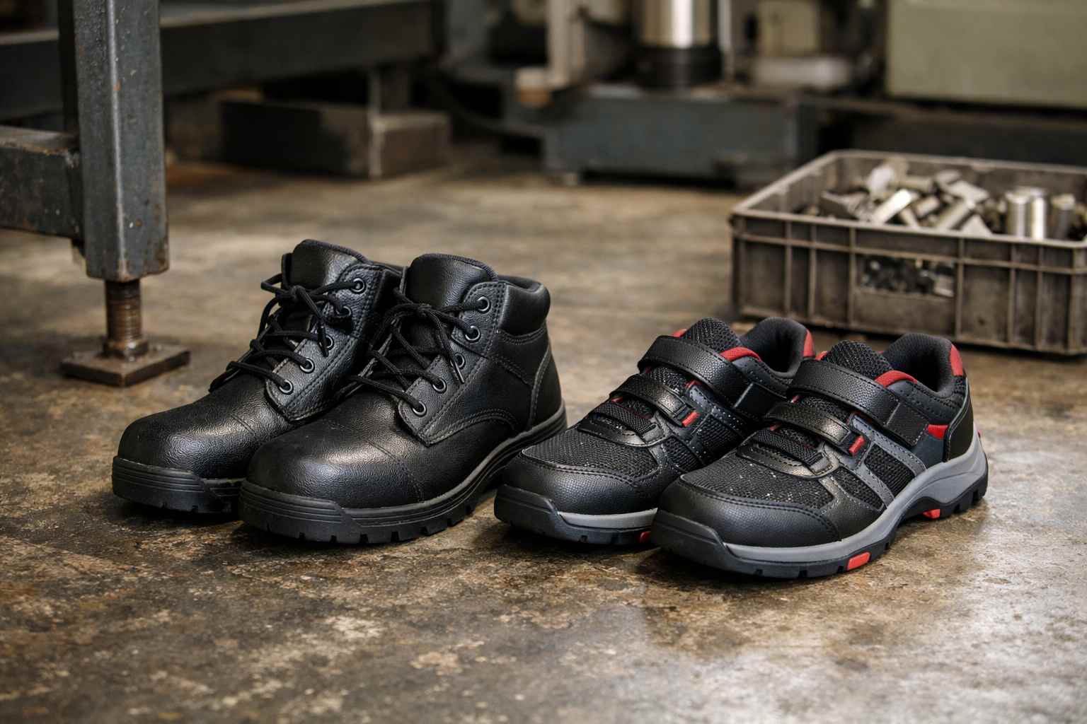 安全靴とセーフティーシューズの違い